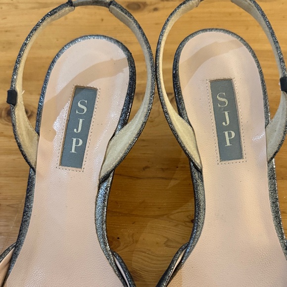 SJP by Sarah Jessica Parker Metallic Heels size 38 - Picture 2 of 5